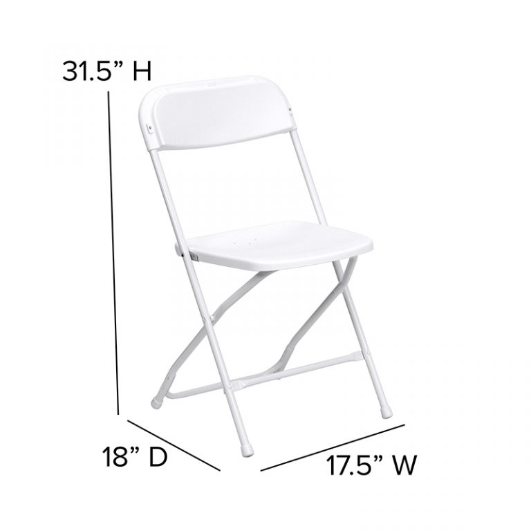 White Folding Chair | Cooper Party Rentals